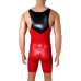 Turbo suit with crotch zip